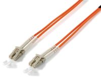 Equip LC/LС 62.5/125μm 10m Glasvezel kabel OM1 Oranje
