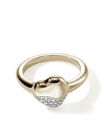 John Hardy bague Pebble Heart en or 14ct