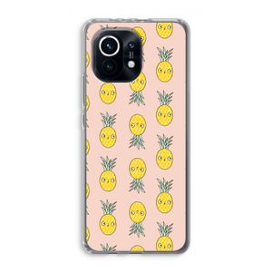 Ananas: Xiaomi Mi 11 Transparant Hoesje