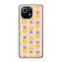 Ananas: Xiaomi Mi 11 Transparant Hoesje
