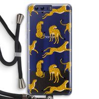 Luipaard: Honor 9 Transparant Hoesje met koord