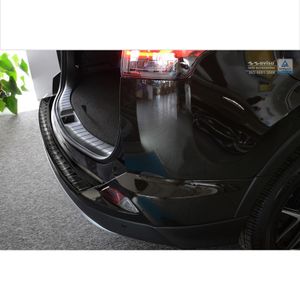 Zwart RVS Bumper beschermer passend voor Toyota RAV4 2016- 'Ribs' AV245146