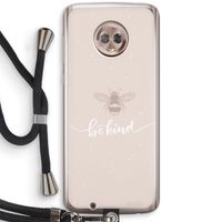 Be(e) kind: Motorola Moto G6 Transparant Hoesje met koord