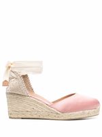 Castañer espadrilles compensées Carina - Rose