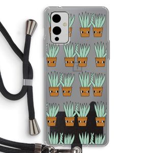 Sansevieria: OnePlus 9 Transparant Hoesje met koord