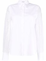 Brunello Cucinelli chemise à boutonnière - Blanc