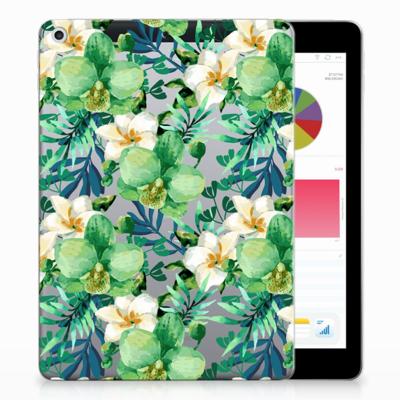 Apple iPad 9.7 2018 | 2017 | Siliconen hoesje | Orchidee Groen