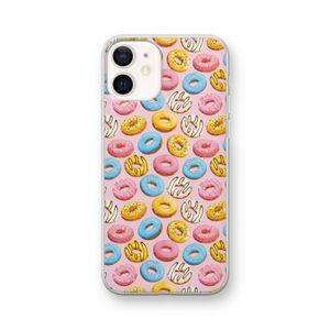 Pink donuts: iPhone 12 Transparant Hoesje