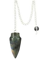 Ruben Robijn Pendel druppel labradoriet 1 Stuks