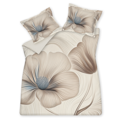 Vandyck Vandyck Dekbedovertrek ROYAL GARDEN cream tan Lits-jumeaux XL (260x240 )