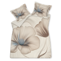Vandyck Vandyck Dekbedovertrek ROYAL GARDEN cream tan Lits-jumeaux XL (260x240 ) - thumbnail
