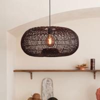 GOOD&MOJO Hanglamp 'Arizona' Bamboe, 50cm, kleur Burgundy