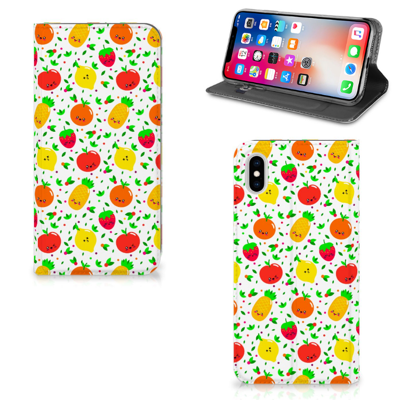 Apple iPhone Xs Max | Flip Style Cover | Fruits
