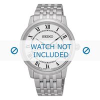 Seiko horlogeband SRP761J1 / 4R36 04E0 Staal Zilver 20mm