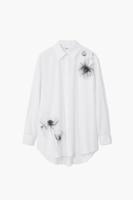 Bloezen met klaproosprint - WHITE - L/XL Bloezen met klaproosprint - WHITE - L/XL