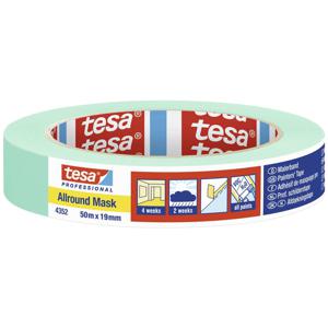 TESA Professional 4352 50 m Maskeertape voor algemeen gebruik Geschikt voor gebruik binnen Geschikt voor buitengebruik Papier Groen