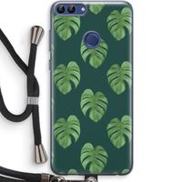 Monstera leaves: Huawei P Smart (2018) Transparant Hoesje met koord