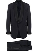 TOM FORD costume en laine à coupe droite - Noir - thumbnail