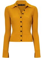 Proenza Schouler cardigan à design nervuré - Jaune - thumbnail