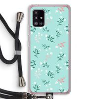 Small white flowers: Samsung Galaxy A51 5G Transparant Hoesje met koord