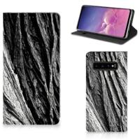 Book Wallet Case Samsung Galaxy S10 Boomschors Grijs