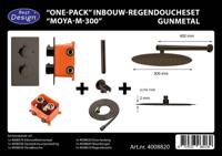 One-Pack Inbouw-Regendoucheset Moya-M-300