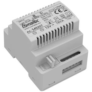 Comatec TBD201812F4 DIN-rail netvoeding 12 V/AC 1.5 A 18 VA Inhoud: 1 stuk(s)