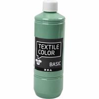 Creativ Company Textielkleur, zeegroen, 500 ml/ 1 fles