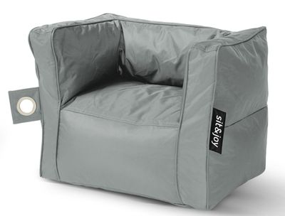 Kinder zitzak stoel 'Primo' Grey - Grijs - Weerbestendig - Sit&Joy