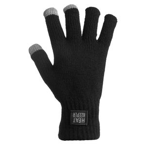 Heat Keeper Thermo Handschoenen Heren met I-Touch Zwart-XXL