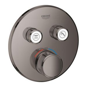 Grohe SmartControl Inbouwthermostaat - 3 knoppen - rond - hard graphite 29119A00