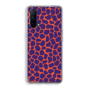 Purple Giraffe: OnePlus Nord CE 5G Transparant Hoesje