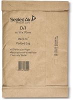 Mail Lite Padded Bag enveloppen, bruin, D/1, 181 x 273 mm, doos van 100 stuks
