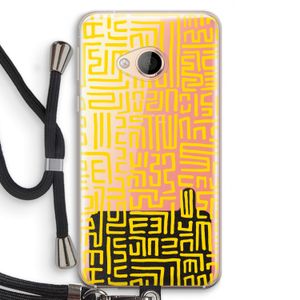 Majorelle Blue Print: HTC U Play Transparant Hoesje met koord