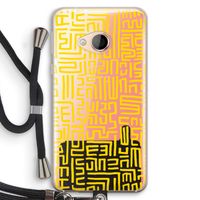 Majorelle Blue Print: HTC U Play Transparant Hoesje met koord