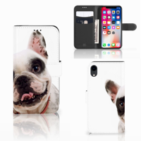 Apple iPhone Xr | Telefoonhoesje | Met pasjeshouder | Franse Bulldog Apple iPhone Xr | Telefoonhoesje | Met pasjeshouder | Franse Bulldog