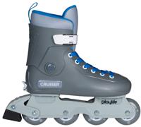 Playlife Cruiser Grey inlineskates junior grijs maat 31-34 - thumbnail