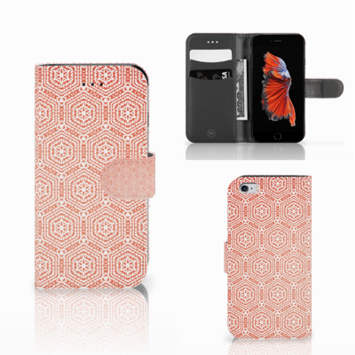 Apple iPhone 6 | 6s | Telefoon Hoesje | Pattern Orange