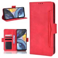 Cardholder Series Motorola Moto G22 Wallet Case - Rood - thumbnail