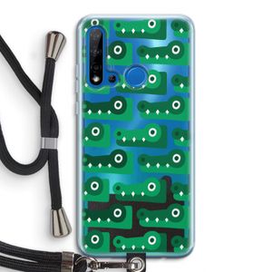 Crocs: Huawei P20 Lite (2019) Transparant Hoesje met koord