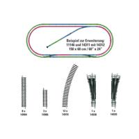 N Minitrix rails 14312 Uitbreidingsset 1 set(s)