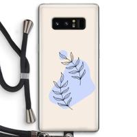 Leaf me if you can: Samsung Galaxy Note 8 Transparant Hoesje met koord - thumbnail