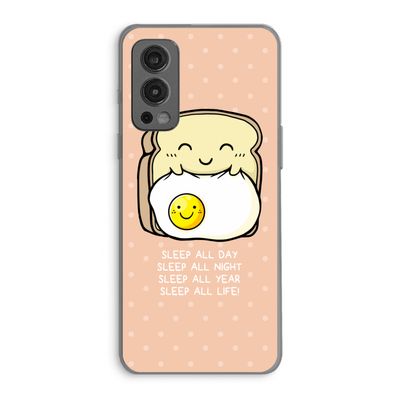 Sleep All Day: OnePlus Nord 2 5G Transparant Hoesje