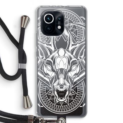 Oh Deer: Xiaomi Mi 11 Transparant Hoesje met koord