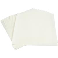Lantaarnpapier, vel 30x30 cm, 80 gr, wit, 12 vel/ 1 doos