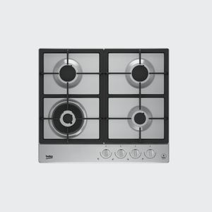 Beko HIAW64325SXNL Roestvrijstaal Ingebouwd 60 cm Gaskookplaat 4 zone(s)