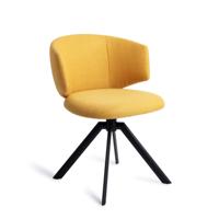 Jesper Home Draaibare Eetkamerstoel 'Misato' kleur Buttercup