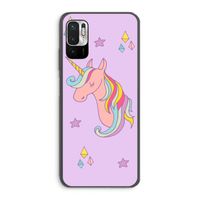 Roze eenhoorn: Xiaomi Redmi Note 10 5G Transparant Hoesje