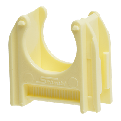Schnabl klembeugel buisklem 19mm creme koppelbaar 50 stuks Euroclip EC19