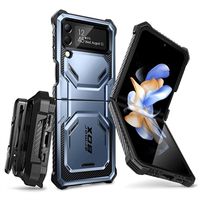 Supcase i-Blason Armorbox Samsung Galaxy Z Flip4 Hybride Hoesje - Blue